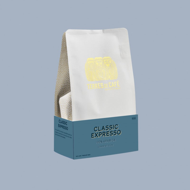 Paquet de café blend BLEND CLASSIC EXPRESSO 250 g vue arrière