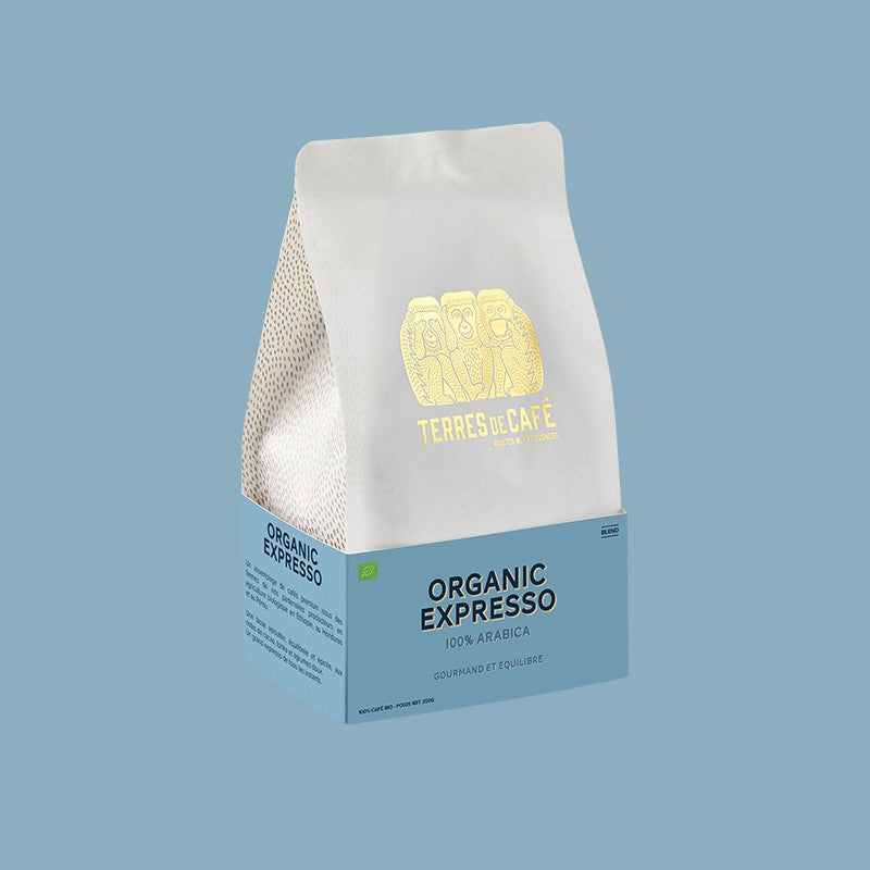 ORGANIC EXPRESSO BLEND BIO - 250 GR - machine à café