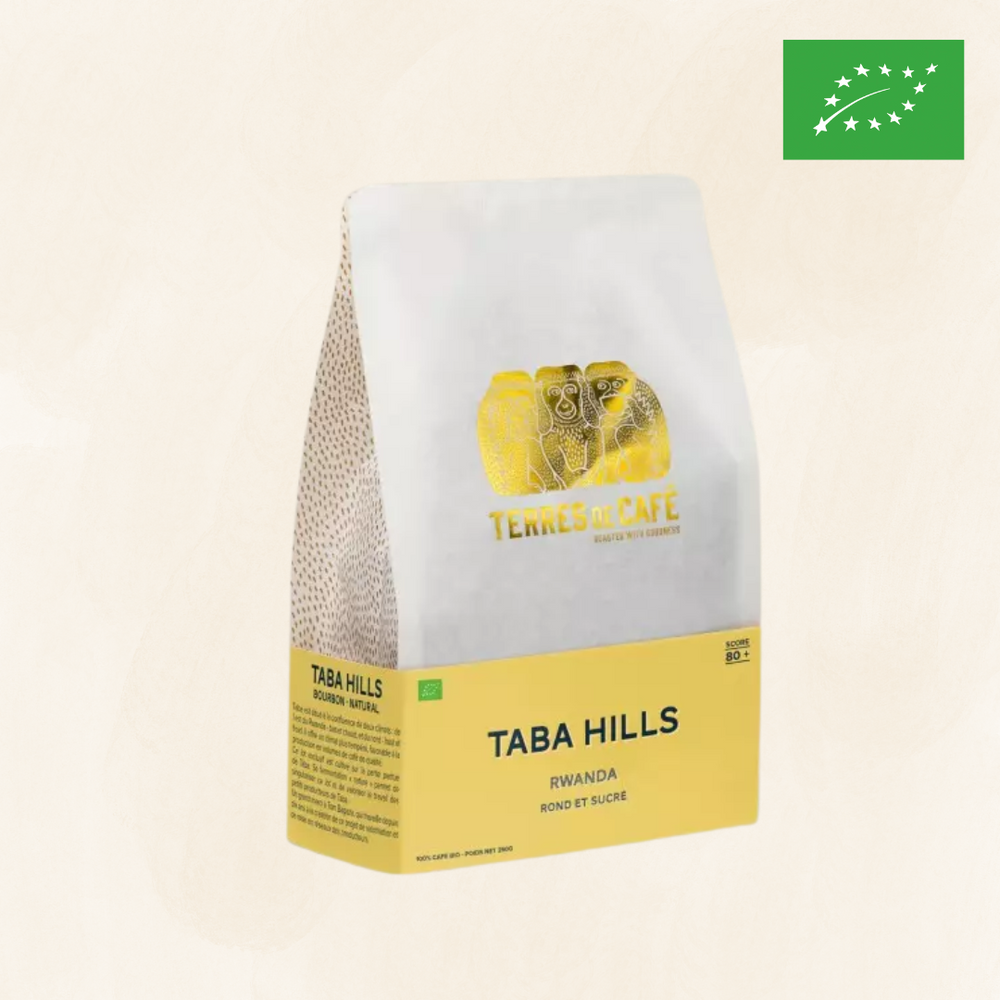 RWANDA TABA HILLS BIO - 250 GR - café de spécialité