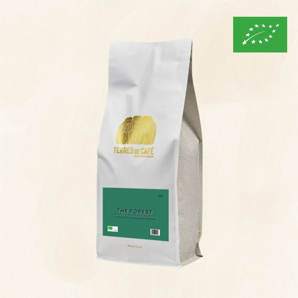 Café blend bio BLEND THE FOREST BIO 1 kg détail torréfaction