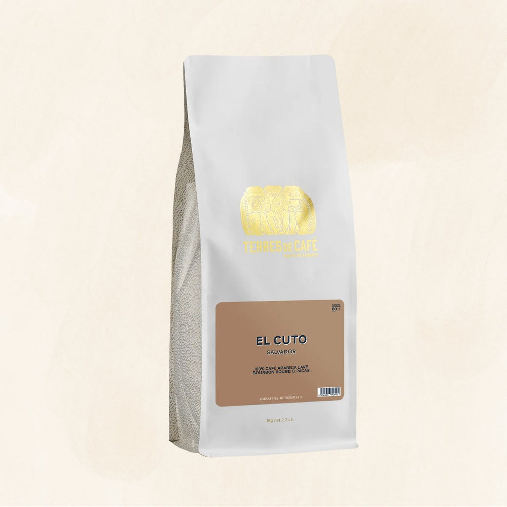 Paquet de café SALVADOR EL CUTO NATURE 1 kg vue arrière