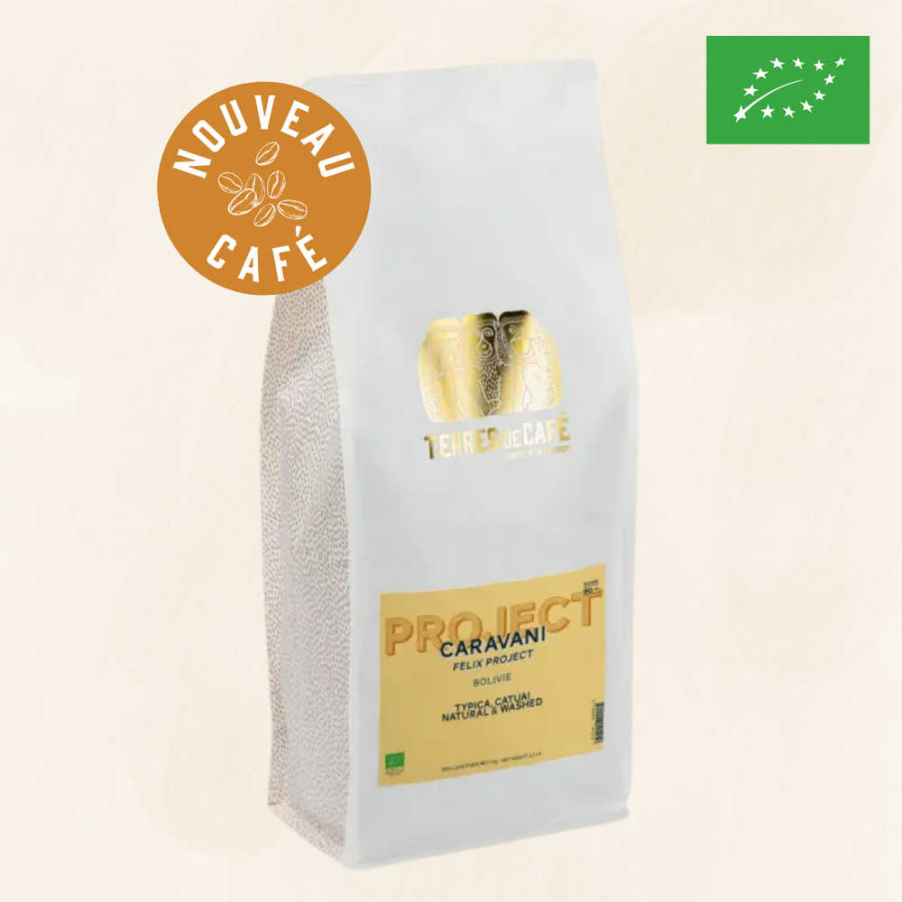 BOLIVIE CARAVANI FELIX PROJECT BIO - KG - café de spécialité