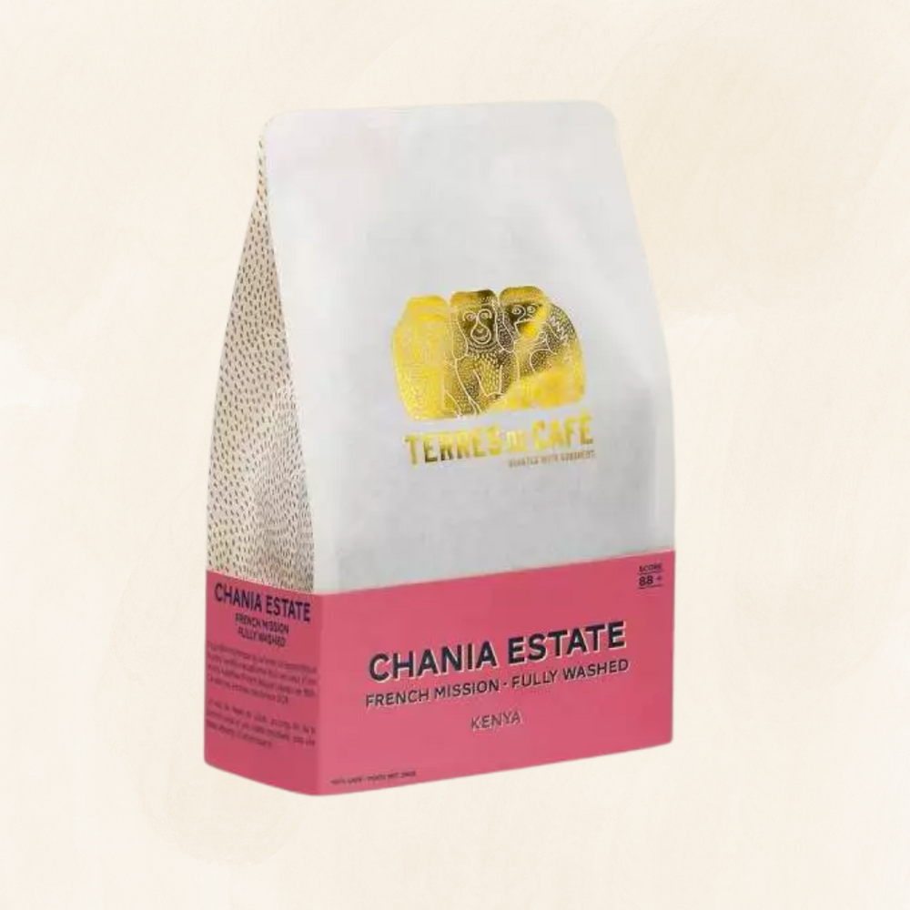 Café KENYA CHANIA ESTATE FRENCH MISSION 250 g détail torréfaction