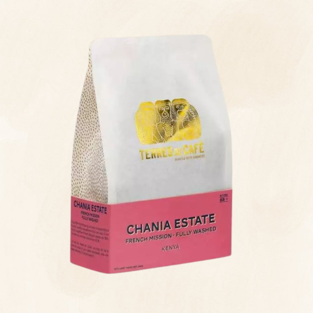 Café KENYA CHANIA ESTATE FRENCH MISSION 250 g détail torréfaction