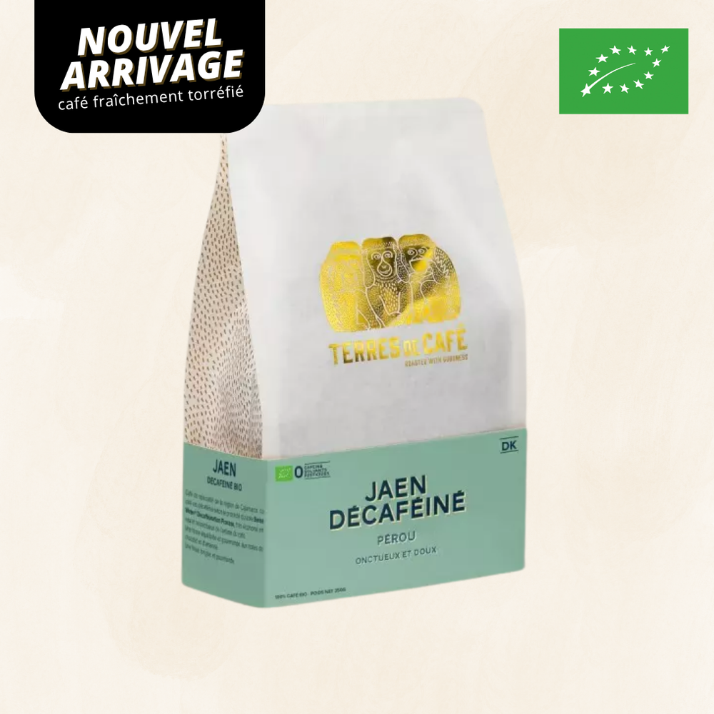 PÉROU JAEN DECAFÉINÉ SWISS WAT - 250 GR
