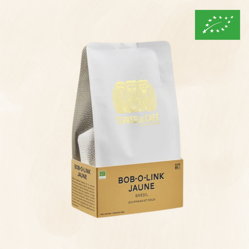 BRÉSIL BOB-O-LINK - BOURBON JAUNE NATURE BIO - 250 GR