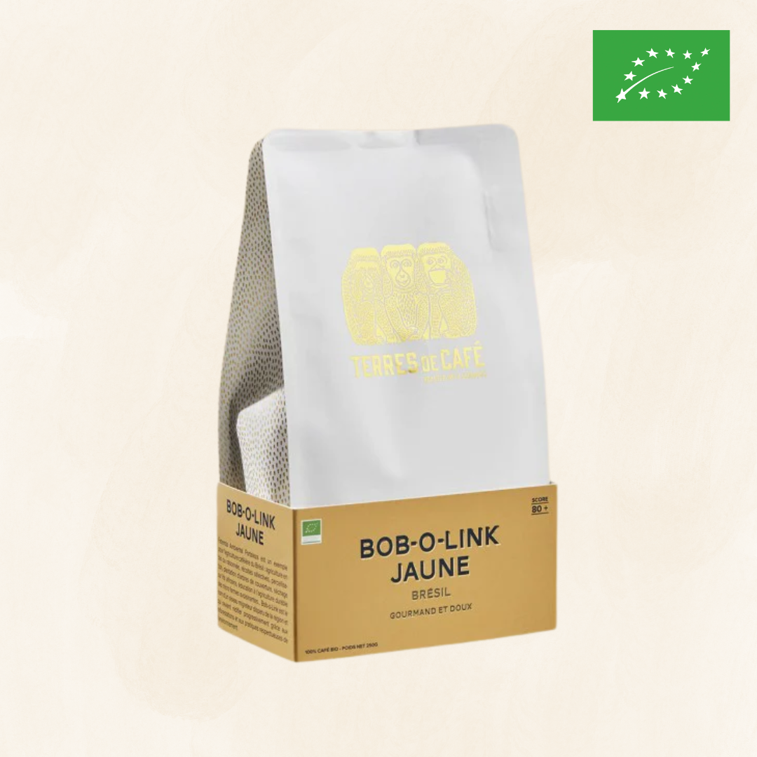 BRÉSIL BOB-O-LINK - BOURBON JAUNE NATURE BIO - 250 GR