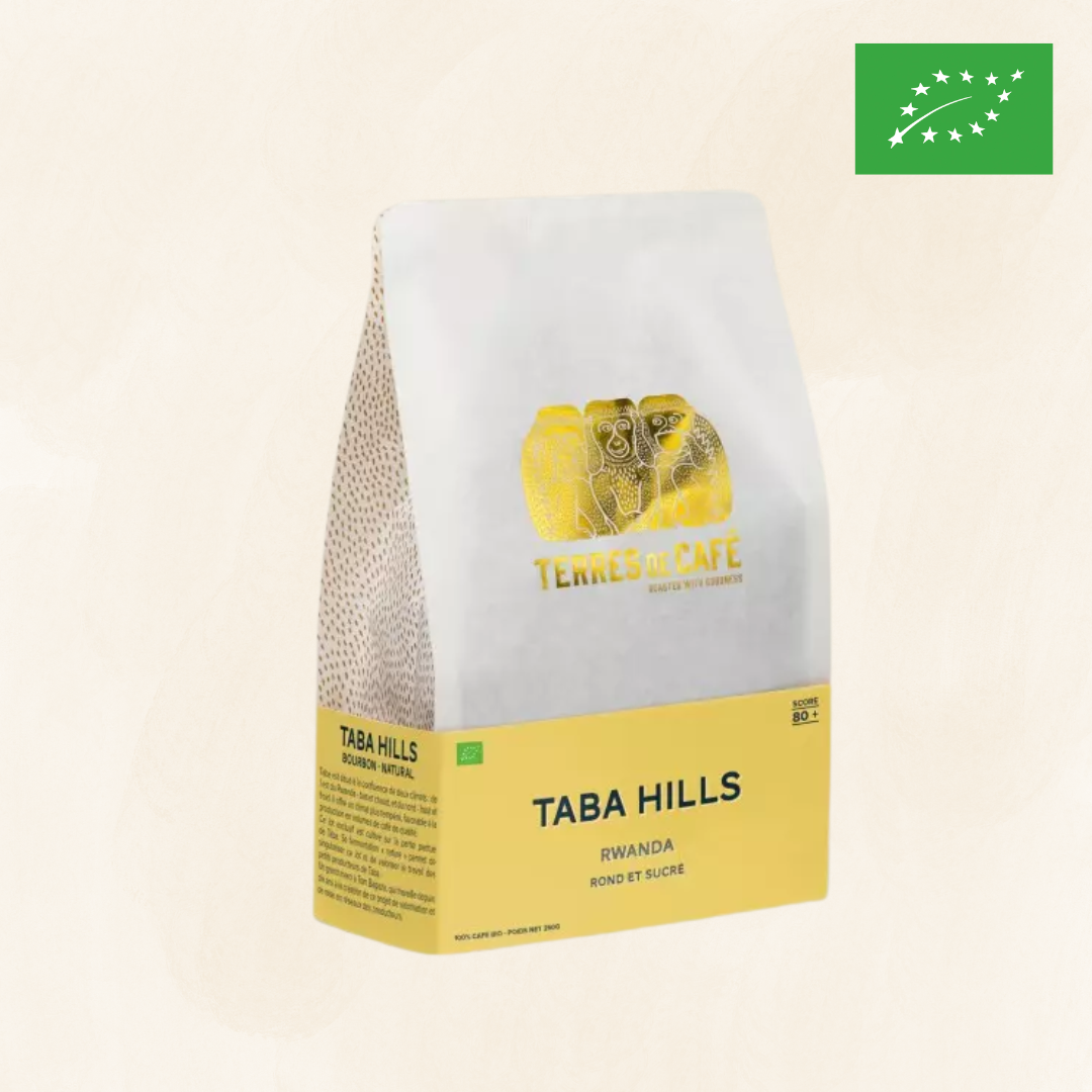 RWANDA TABA HILLS BIO - 250 GR - café de spécialité