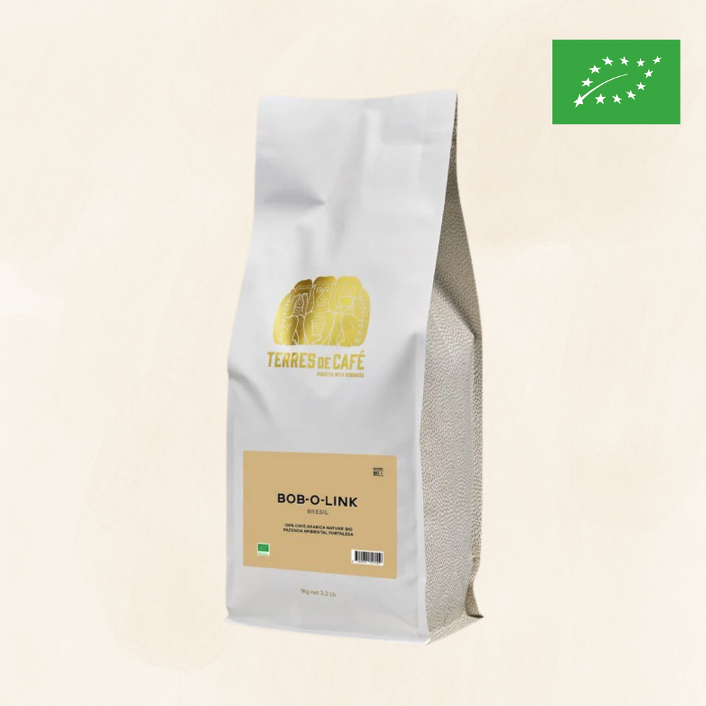 CAFÉ BRÉSIL BOB-O-LINK - BOURBON JAUNE NATURE BIO - 1 KG