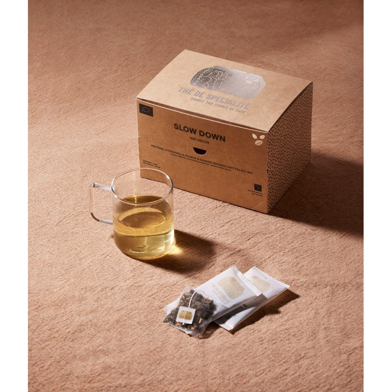 INFUSION SLOW DOWN - Boite de 75 sachets - accessoire conservation café