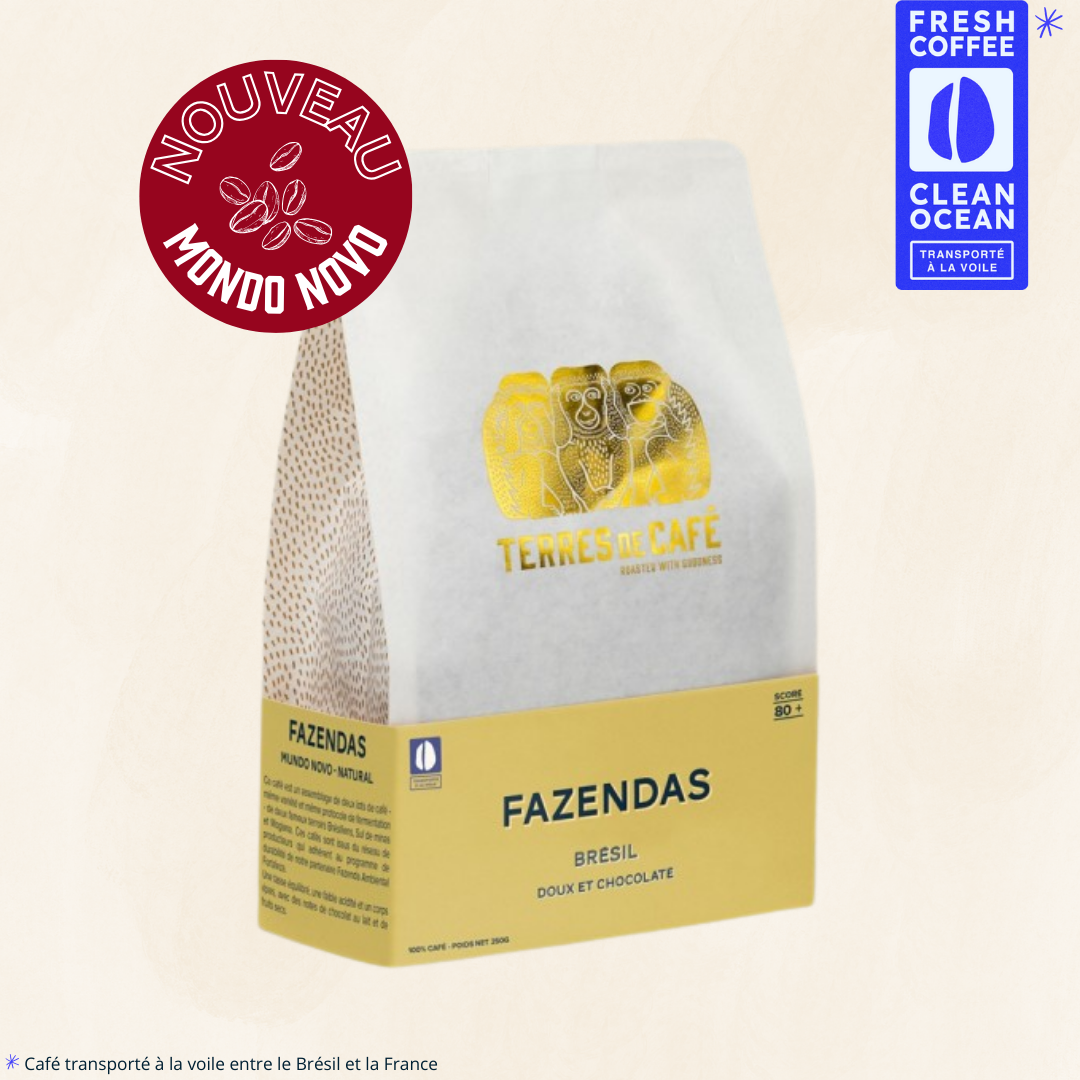 BRÉSIL FAZENDAS MONDO NOVO BIO - 250GR
