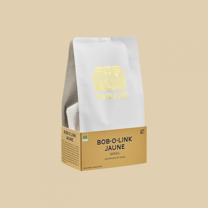 BRÉSIL BOB-O-LINK - BOURBON JAUNE NATURE BIO - 250 GR