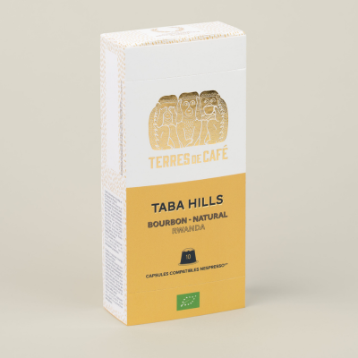 CAPSULES RWANDA TABA HILLS BOURBON BIO - Boîte de 10