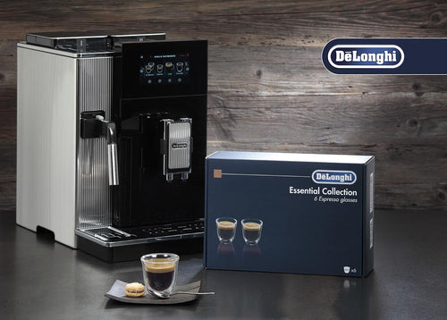 Lot de 6 tasses à expresso transparentes - DELONGHI