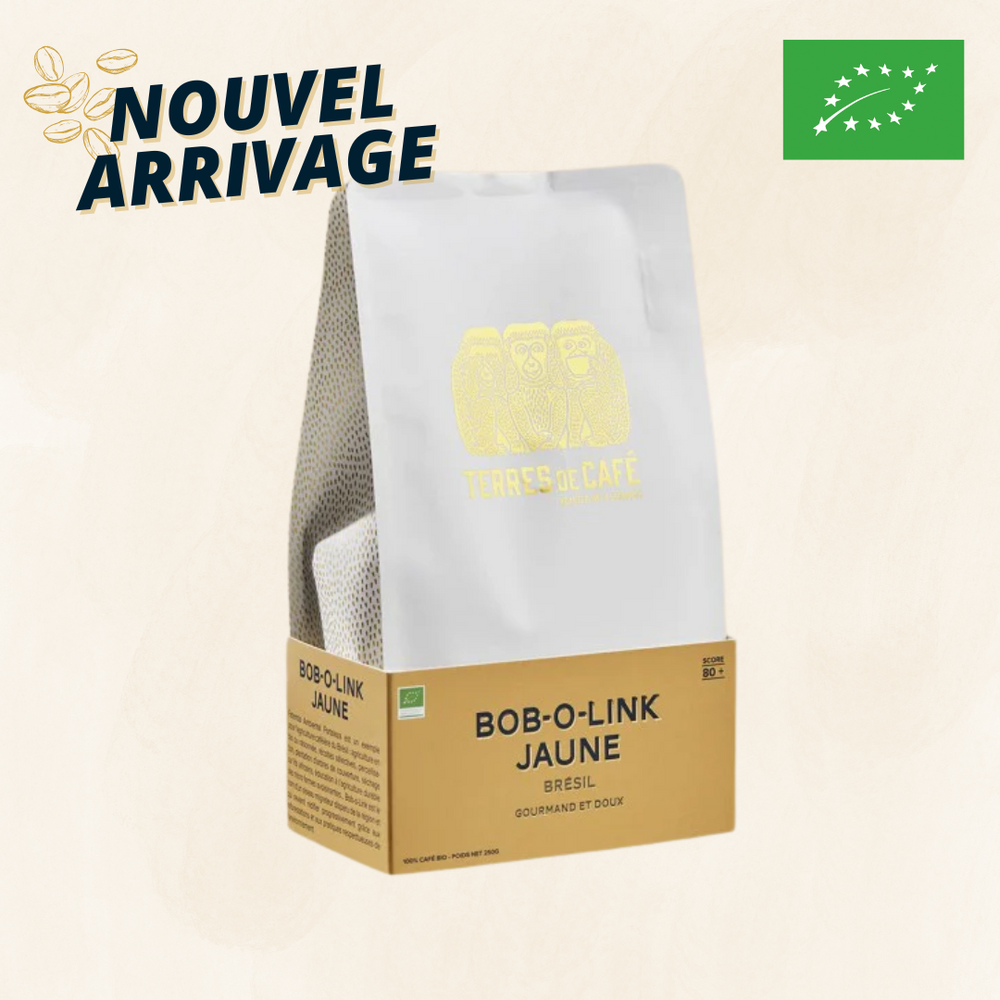 BRÉSIL BOB-O-LINK - BOURBON JAUNE NATURE BIO - 250 GR