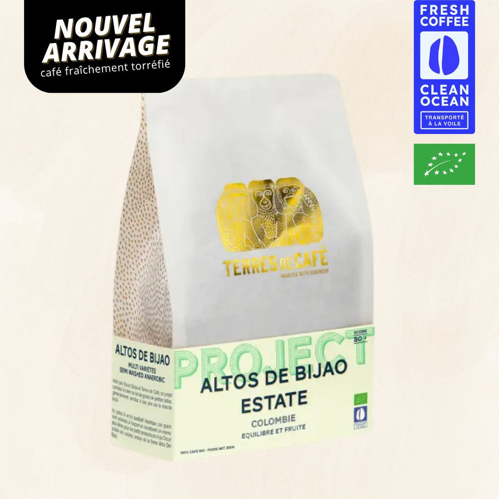 COLOMBIE ALTOS DE BIJAO ESTATE PROJECT BIO - 250 GR – café Terres de Café Réunion