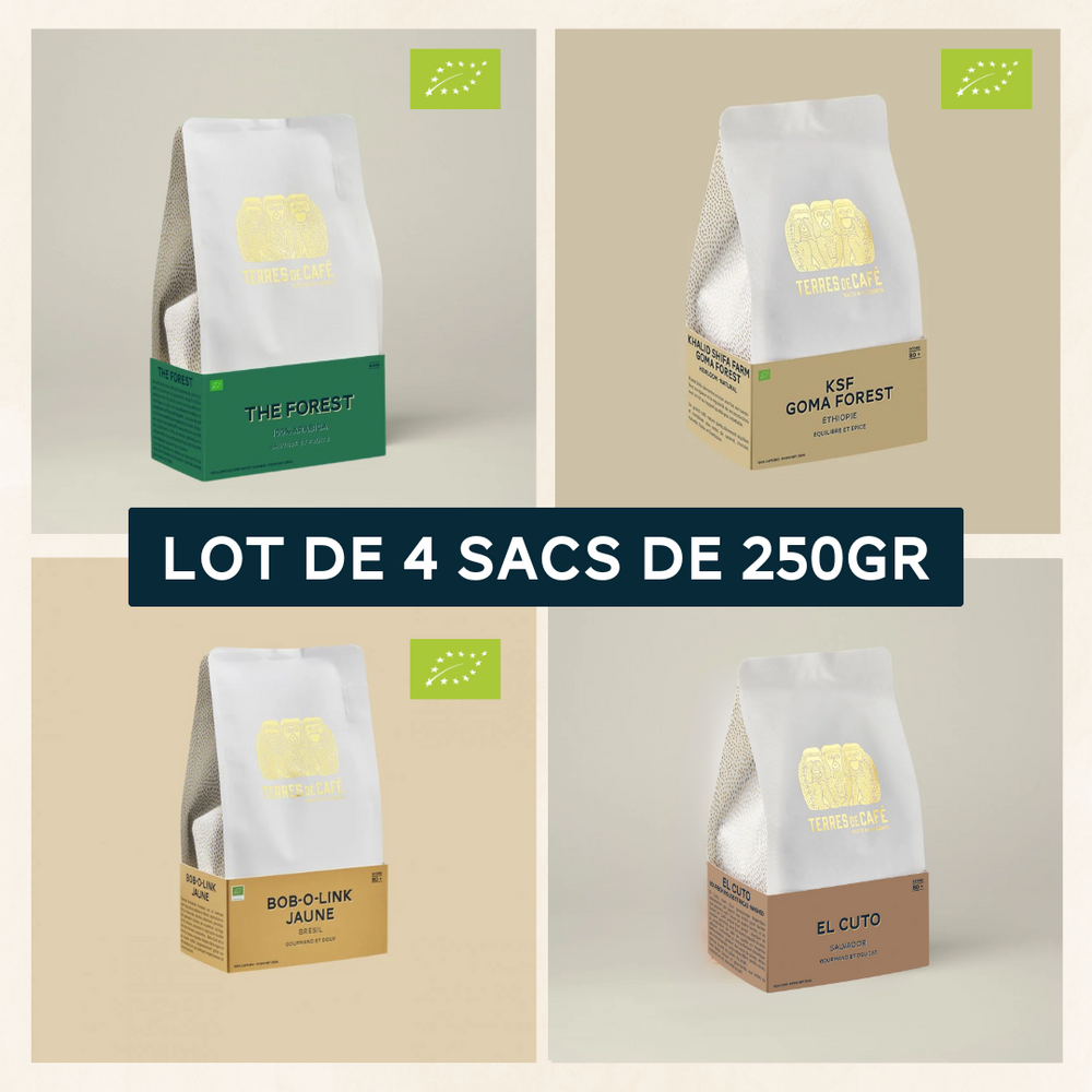 Pack Évasion - 4x250gr café