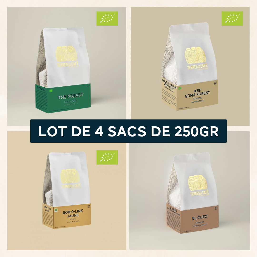 Pack Évasion - 4x250gr café