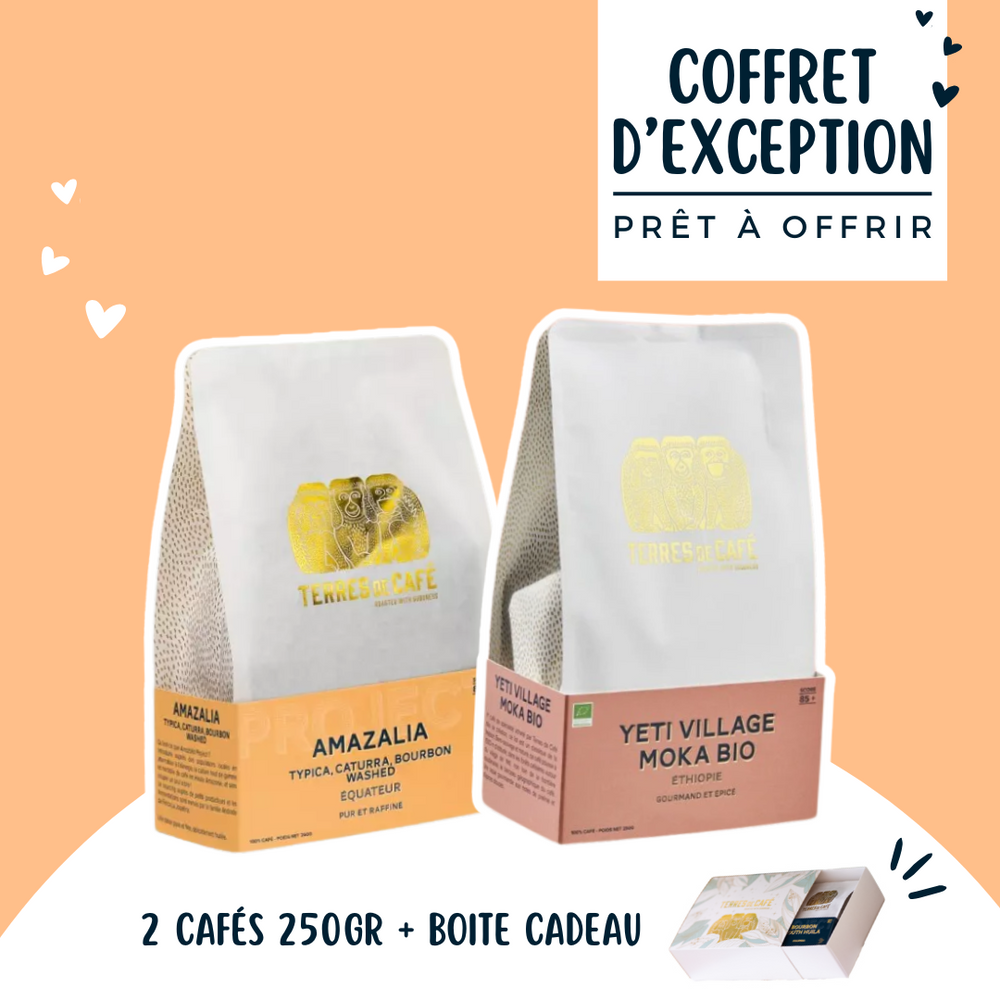 Coffret - Lot 2 cafés 250gr 85+