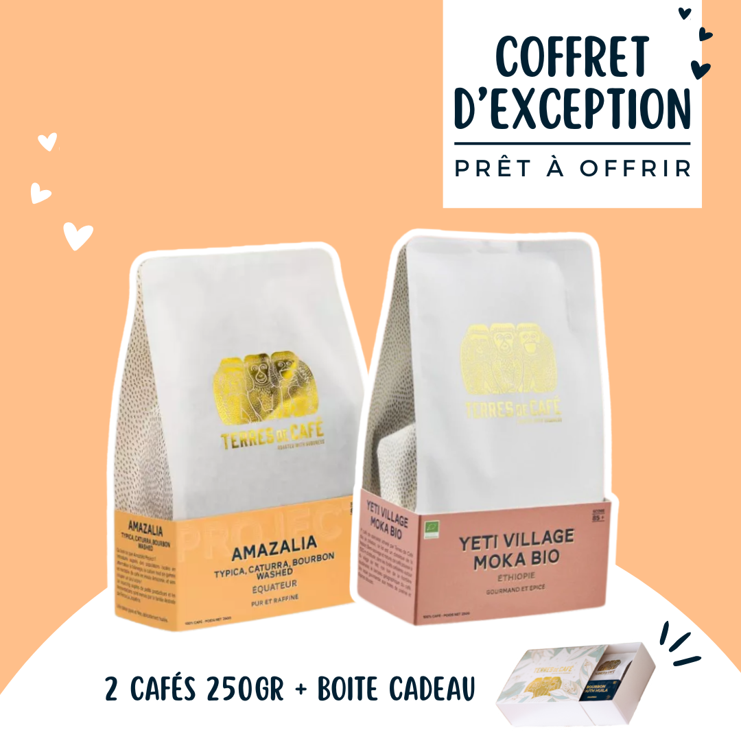 Coffret - Lot 2 cafés 250gr 85+