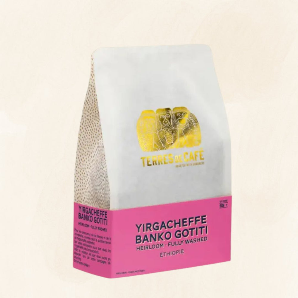 ÉTHIOPIE YIRGACHEFFE BANKO GOTITI - 250 GR – café Terres de Café Réunion