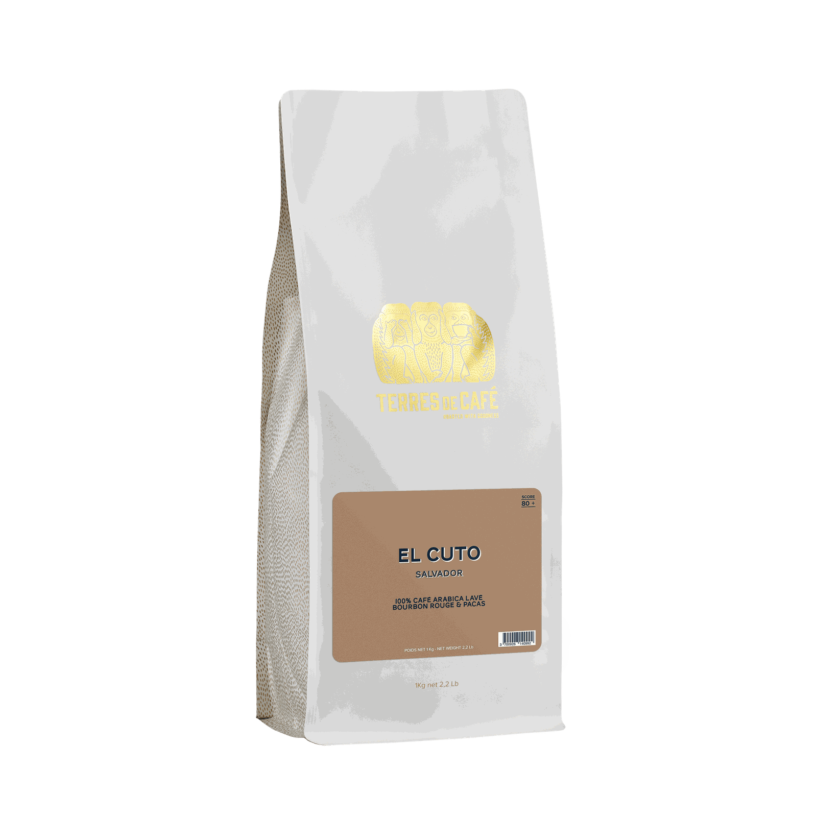 Café SALVADOR EL CUTO NATURE 1 kg détail torréfaction