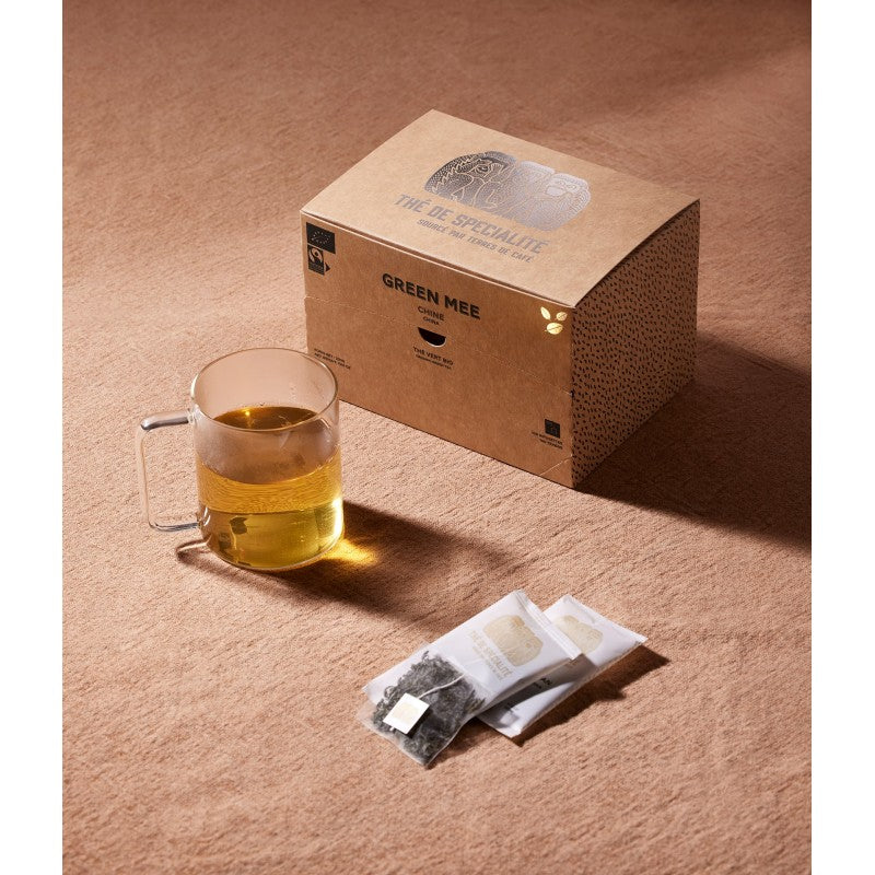 THÉ GREEN MEE - Boite de 75 sachets - accessoire conservation café
