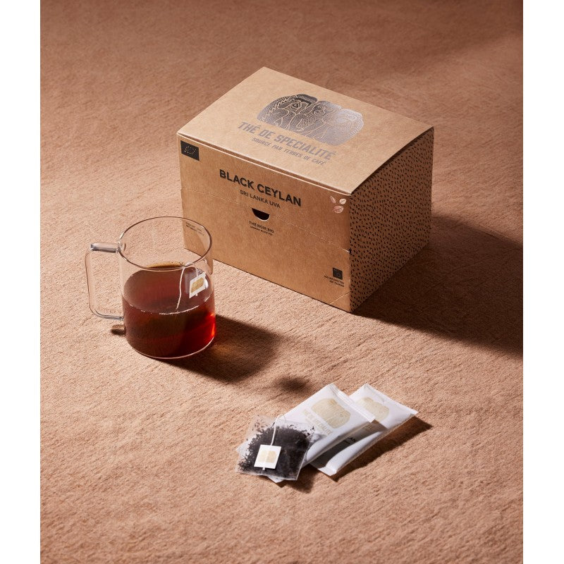 THÉ BLACK CEYLAN - Boite de 75 sachets - accessoire conservation café